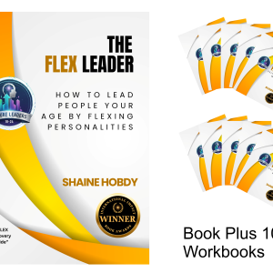 TEAM BOOK BUNDLE (10): The FLEX Leader: Leading People Your Age by Flexing Personality (Book & 10 Workbooks - Paperback)